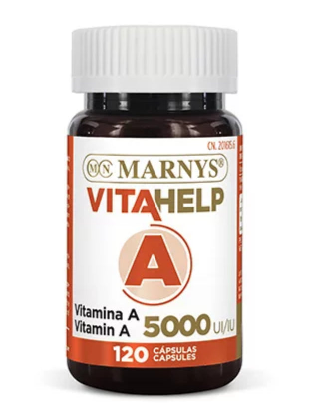 Vitahelp - Vitamina A 5.000 UI · Marnys · 120 cápsulas