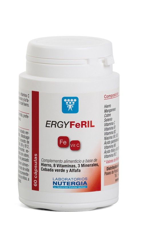 Ergyferil · Nutergia · 60 cápsulas