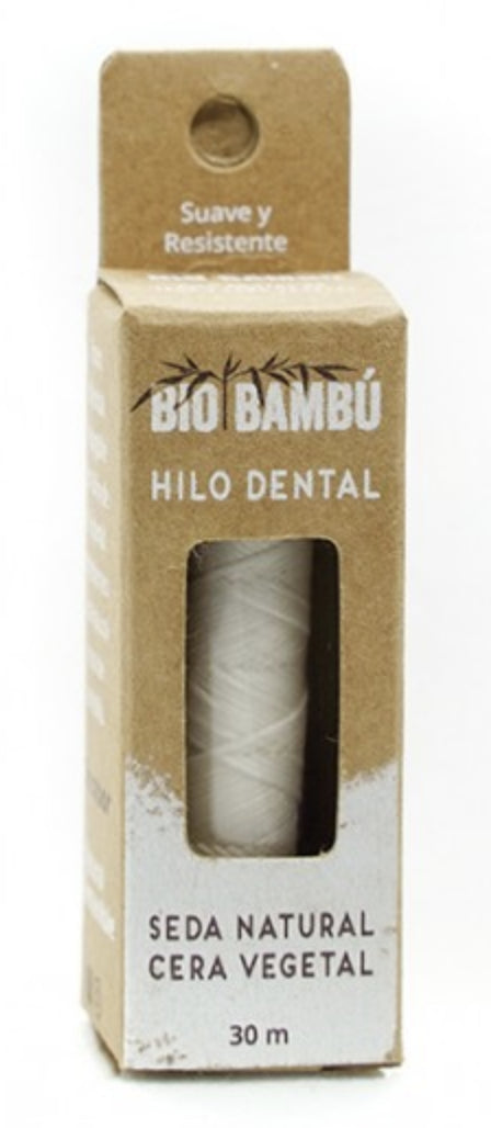 Hilo Dental de Seda Natural · BioBambú