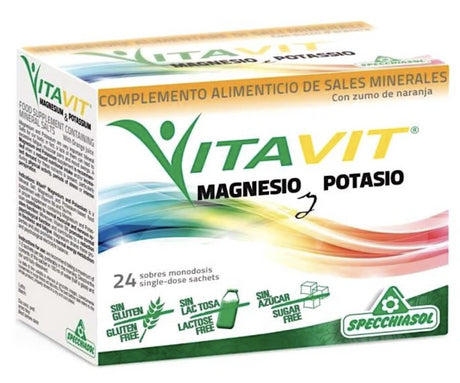 Vitavit Magnesio + Potasio · Specchiasol · 24 sobres