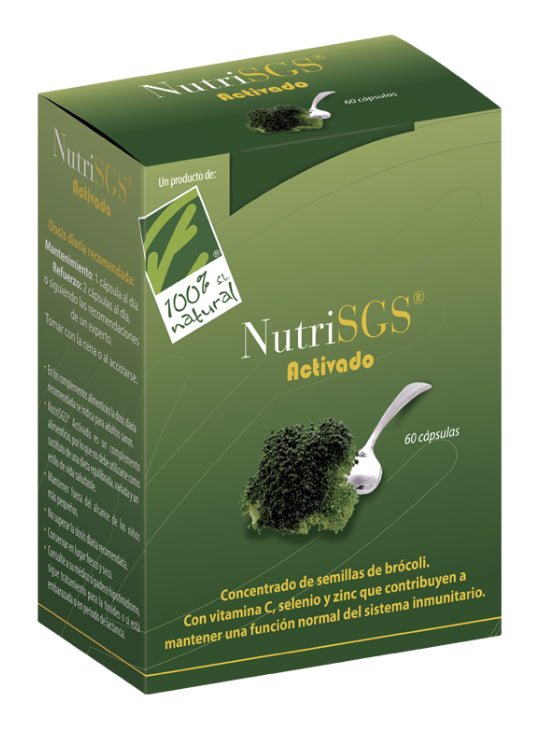 NutriSGS Activado · 100% Natural · 60 cápsulas