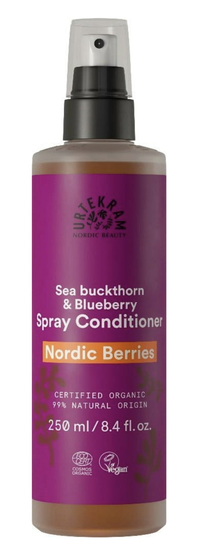 Acondicionador Spray Nordic Berries · Urtekram · 250 ml