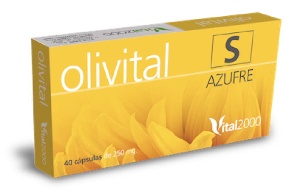 Olivital 7 S - Azufre · Vital 2000 · 40 cápsulas