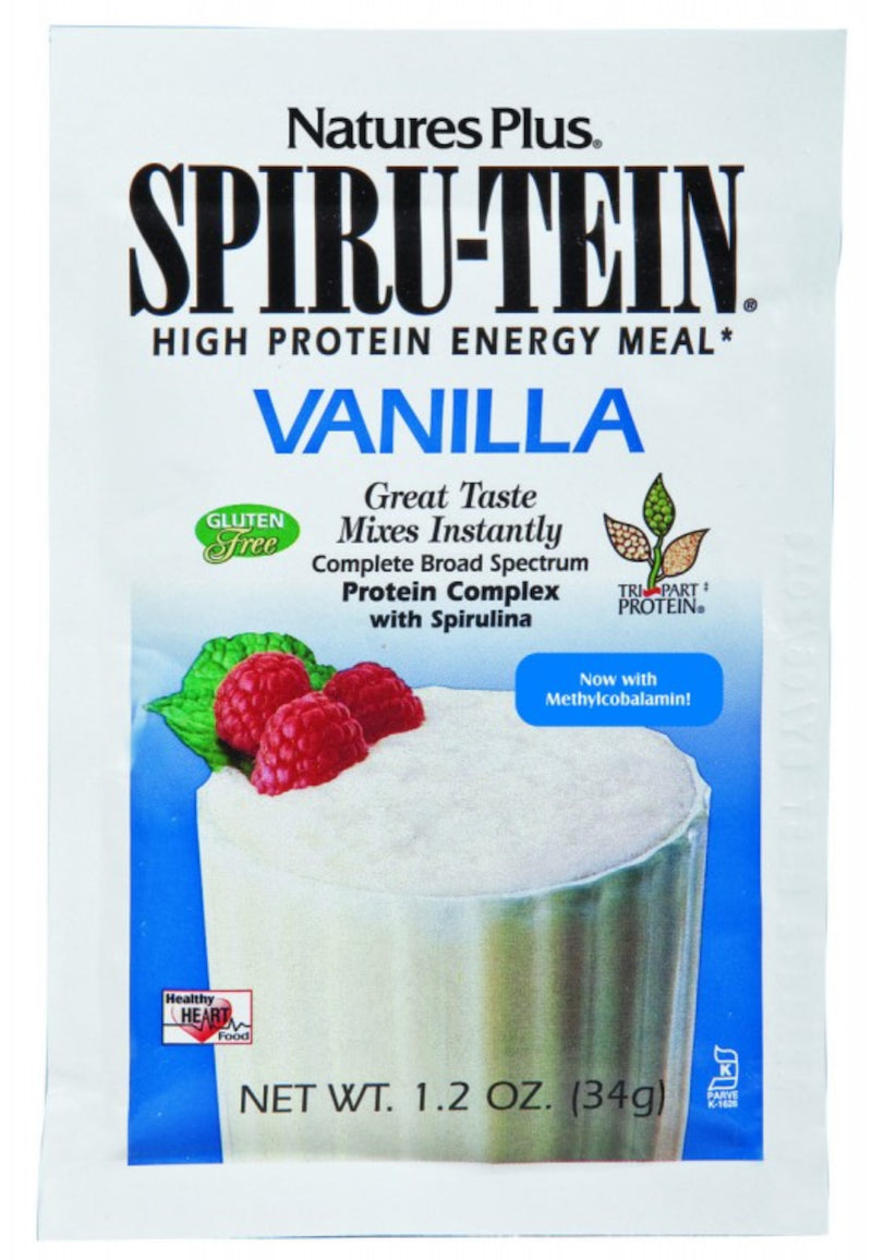 Spiru-Tein Vainilla · Nature's Plus · 34 gramos