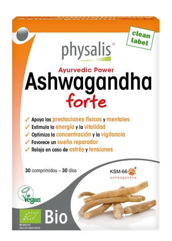 Ashwagandha Forte · Physalis · 30 comprimidos