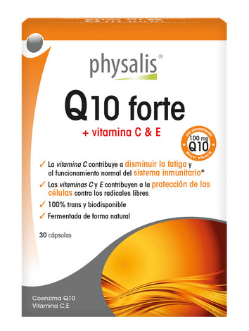 Q10 Forte · Physalis · 30 cápsulas