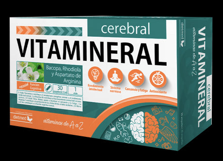 Vitamineral Cerebral · Dietmed · 30 ampollas