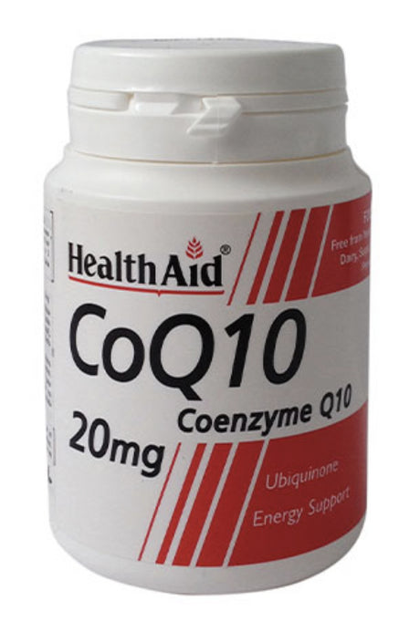 Coenzima Q10 20 mg · Health Aid · 30 comprimidos