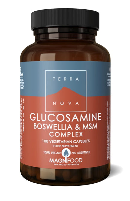 Glucosamina, Boswellia y MSM Complex · TerraNova · 100 cápsulas