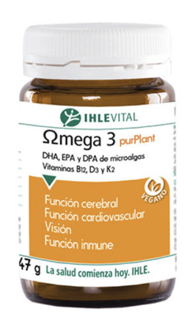 Omega 3 purPlant · IHLEvital · 60 cápsulas