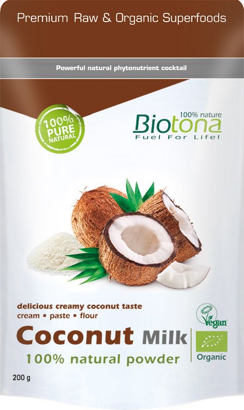 Leche de Coco · Biotona · 200 gramos