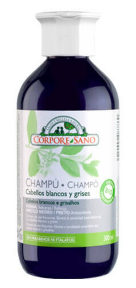 Champú a la Henna Cabellos Blancos y Grises · Corpore Sano · 300 ml