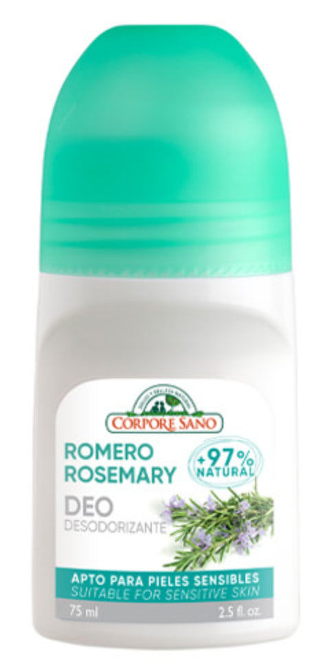 Desodorante Roll-On Romero · Corpore Sano · 75 ml