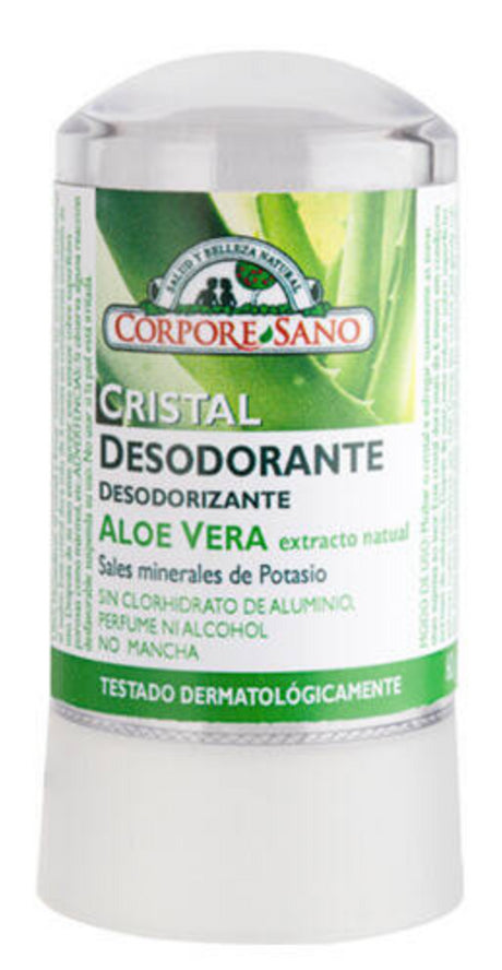 Desodorante Mineral Cristal con Aloe Vera · Corpore Sano · 60 ml