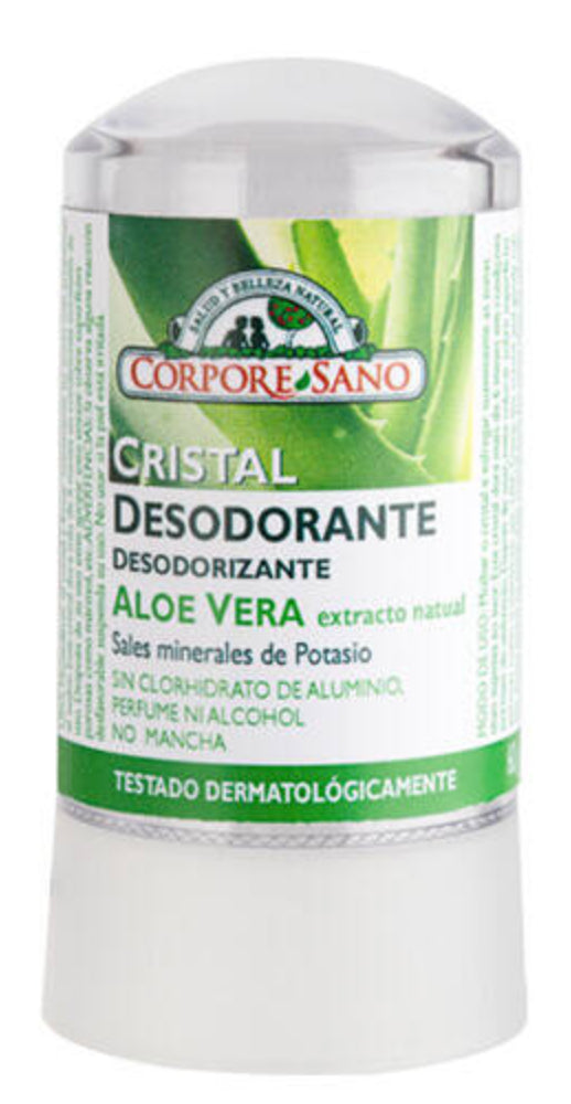 Desodorante Mineral Cristal con Aloe Vera · Corpore Sano · 60 ml