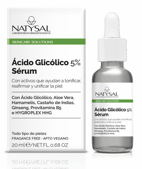 Serum Ácido Glicólico 5% · Natysal · 20 ml