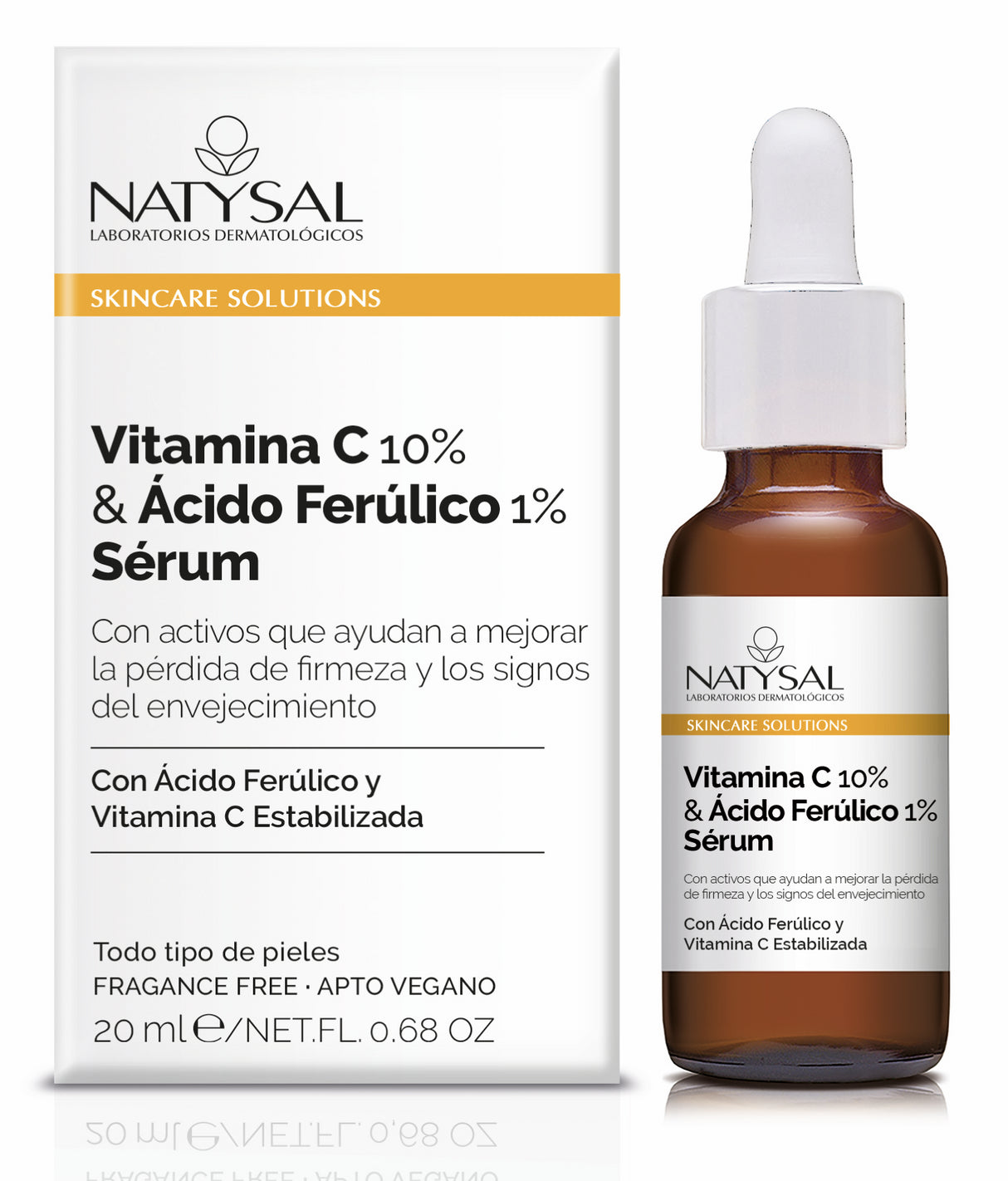 Serum Vitamina C & Ácido Ferúlico · Natysal · 20 ml