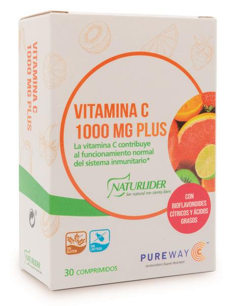 Vitamina C 1.000 mg Plus · Naturlider · 30 comprimidos