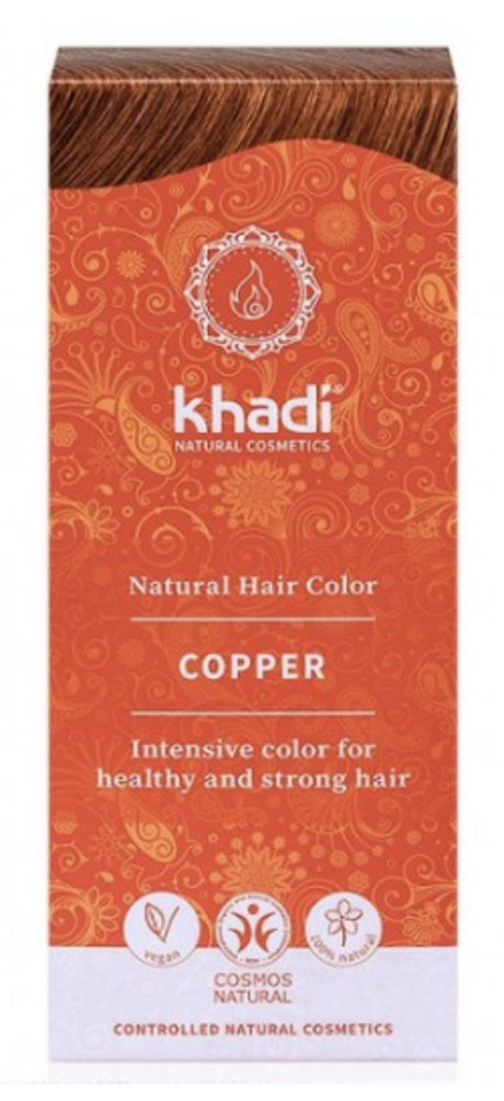 Tinte Vegetal Cobre · Khadi · 100 gramos