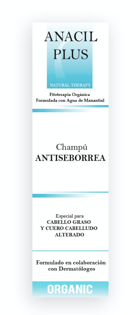 Champú Antiseborrea · Anacil Plus · 200 ml