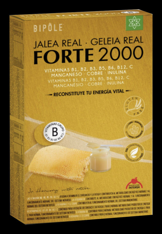 Bipole Jalea Real Forte 2000 · Dietéticos Intersa · 20 viales