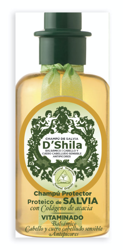 Champú de Salvia · D'Shila · 300 ml