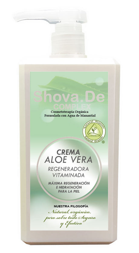 Crema de Aloe Vera Regeneradora Vitaminada · Shova.De · 1 litro