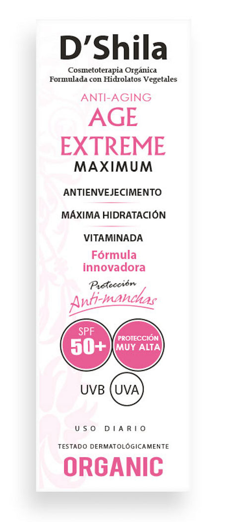 Age Extreme Maximum SFP 50 · D'Shila · 60 ml