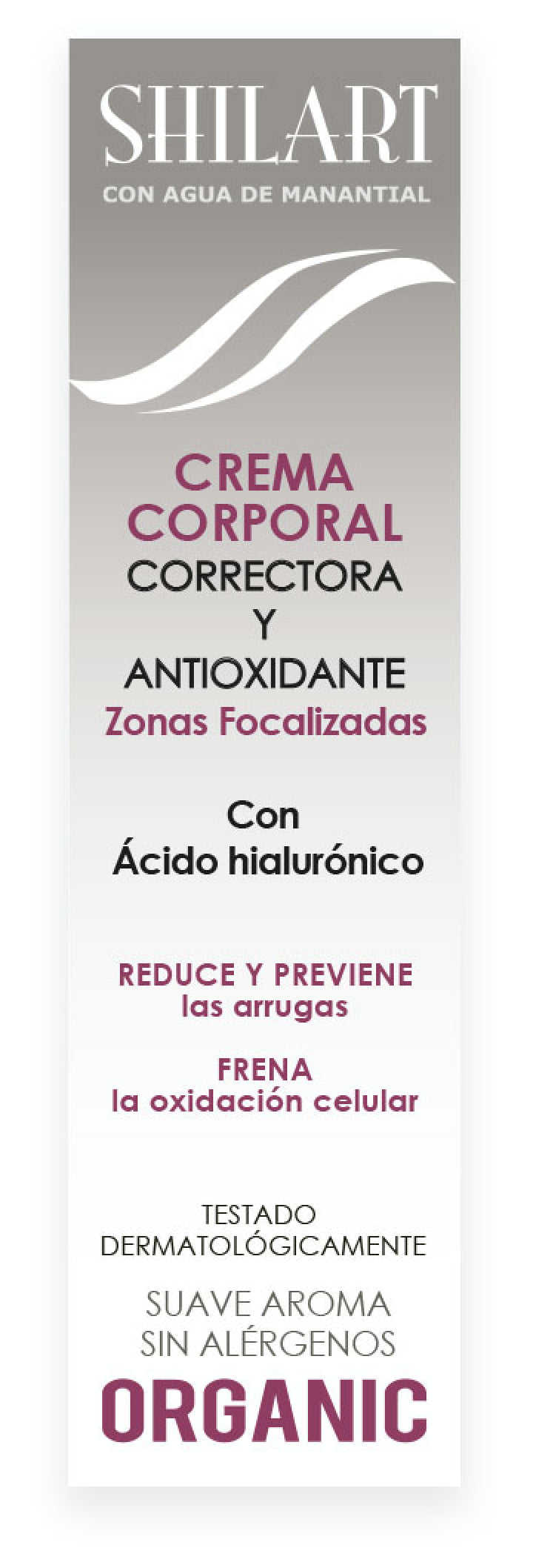 Crema Corporal Correctora y Antioxidante · Shilart · 200 ml