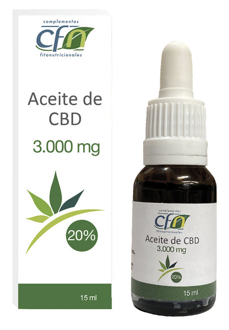 Aceite de CBD 3.000 mg (20%) · CFN · 15 ml