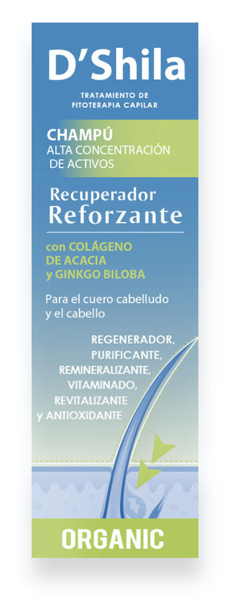 Champú Recuperador-Reforzante · D'Shila · 125 ml