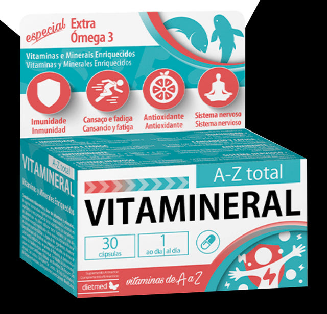 Vitamineral A-Z Total · DietMed · 30 perlas