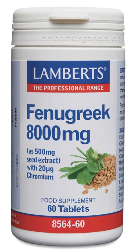 Fenogreco 8.000 mg · Lamberts · 60 comprimidos