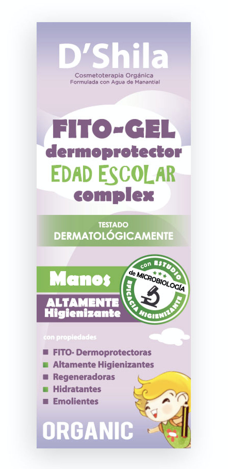 Fito-Gel Dermoprotector Edad Escola · D'Shila · 100 ml