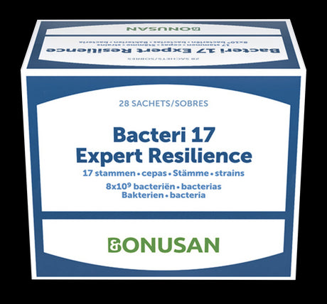 Bacteri 17 Expert Resilience · Bonusan · 28 sobres