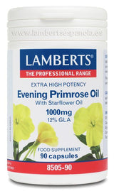 Aceite de Prímula Extra Puro Alta Potencia · Lamberts · 90 perlas