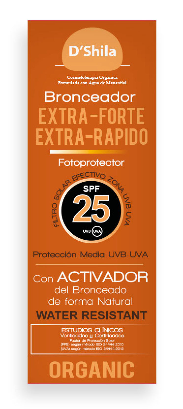 Bronceador Extra Rápido con Activador · D'Shila · 100 ml