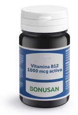 Vitamina B12 Activa 1.000 mcg · Bonusan · 60 comprimidos