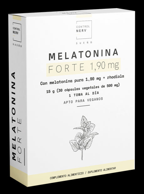 Melatonina Forte 1,90 mg · Herbora · 30 cápsulas