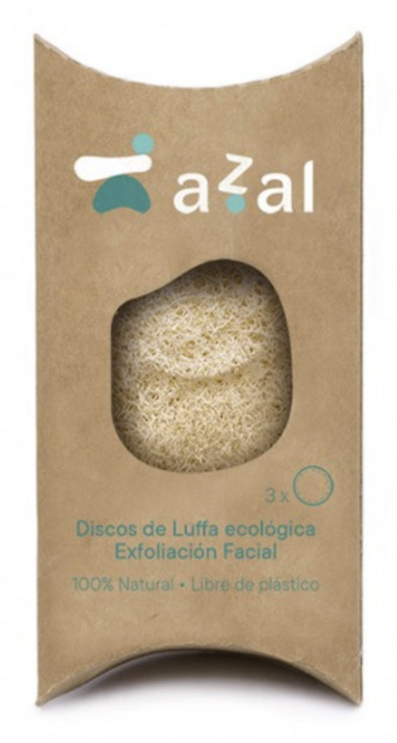 Discos Pelling Facial de Luffa Ecológica · Azal