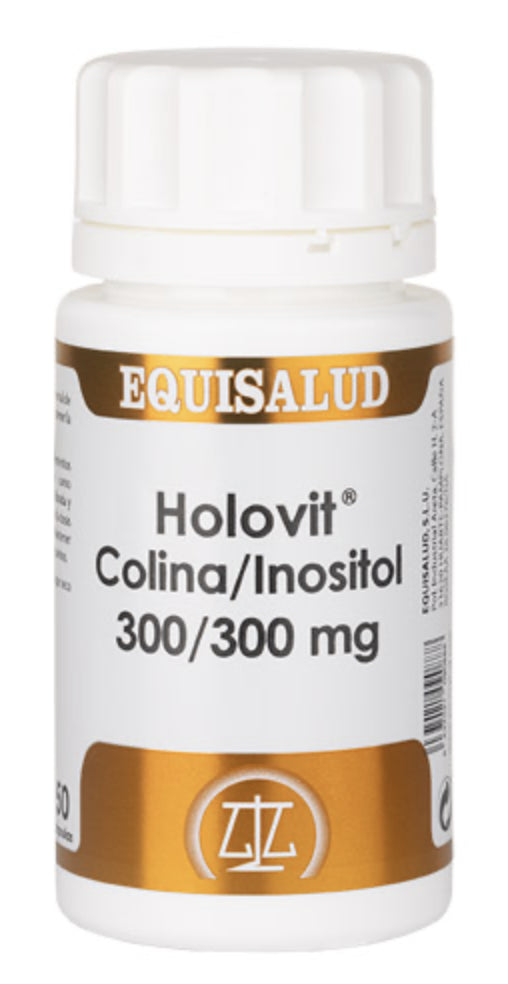 Holovit Colina/Inositol 300/300 mg · Equisalud · 50 cápsulas