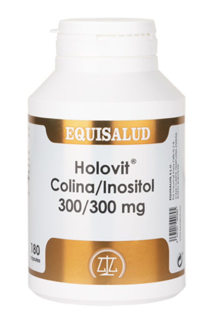 Holovit Colina/Inositol 300/300 mg · Equisalud · 180 cápsulas