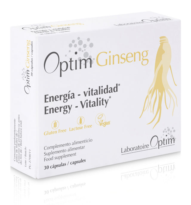 Optim Ginseng · Laboratoire Optim · 30 cápsulas