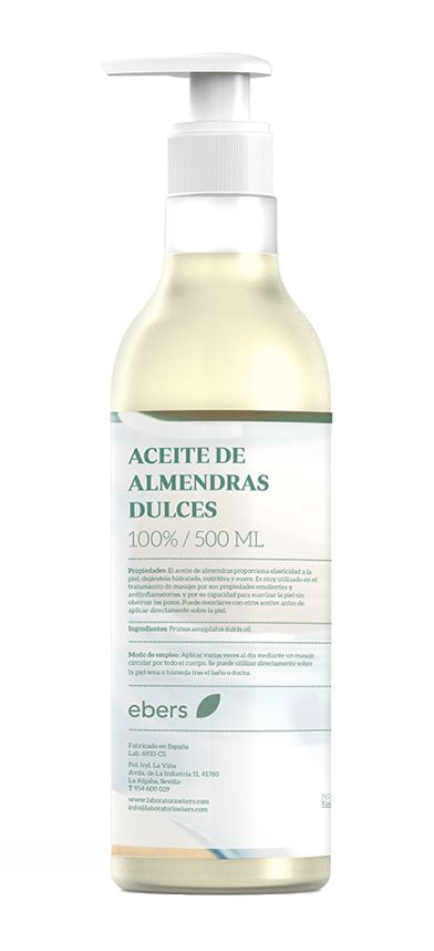 Aceite de Almendras Dulces · Ebers · 500 ml