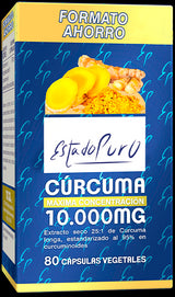 Cúrcuma 10.000 mg - Formato Ahorro · Tongil · 80 cápsulas