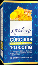 Cúrcuma 10.000 mg · Tongil · 40 cápsulas