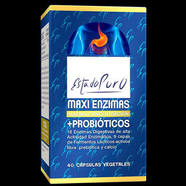 Maxi Enzimas con Probióticos · Tongil · 40 cápsulas