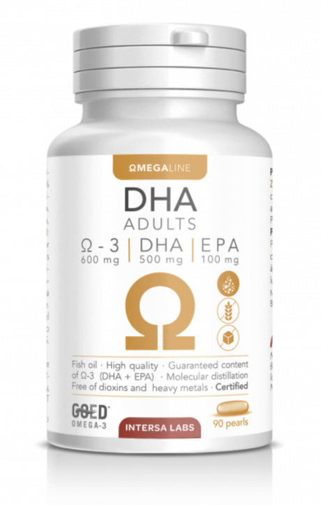 DHA Adultos · Dietéticos Intersa · 90 perlas