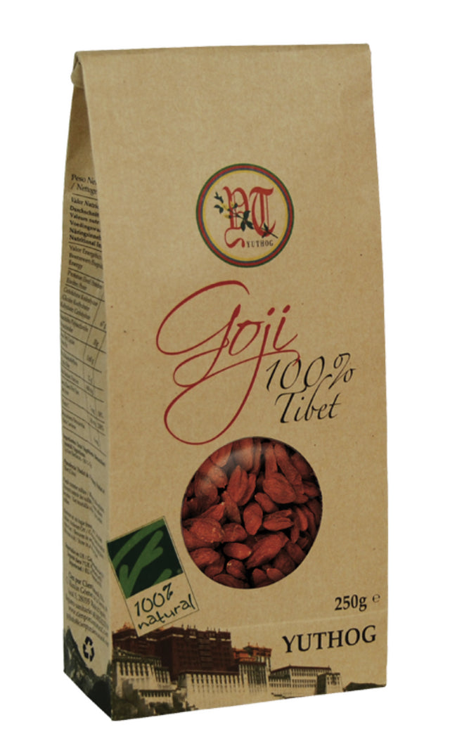 Goji Yuthog 100% Tibet · 100% Natural · 250 gramos