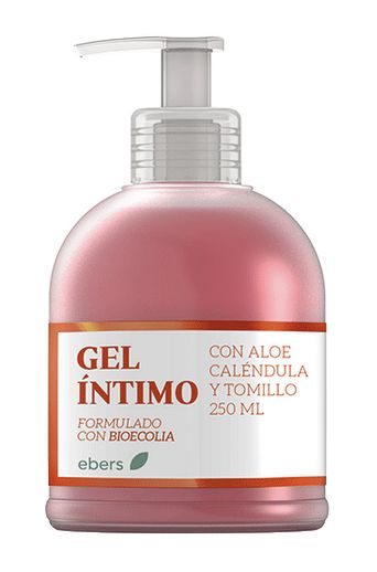 Gel Intimo Aloe Vera, Caléndula y Tomillo · Ebers · 250 ml